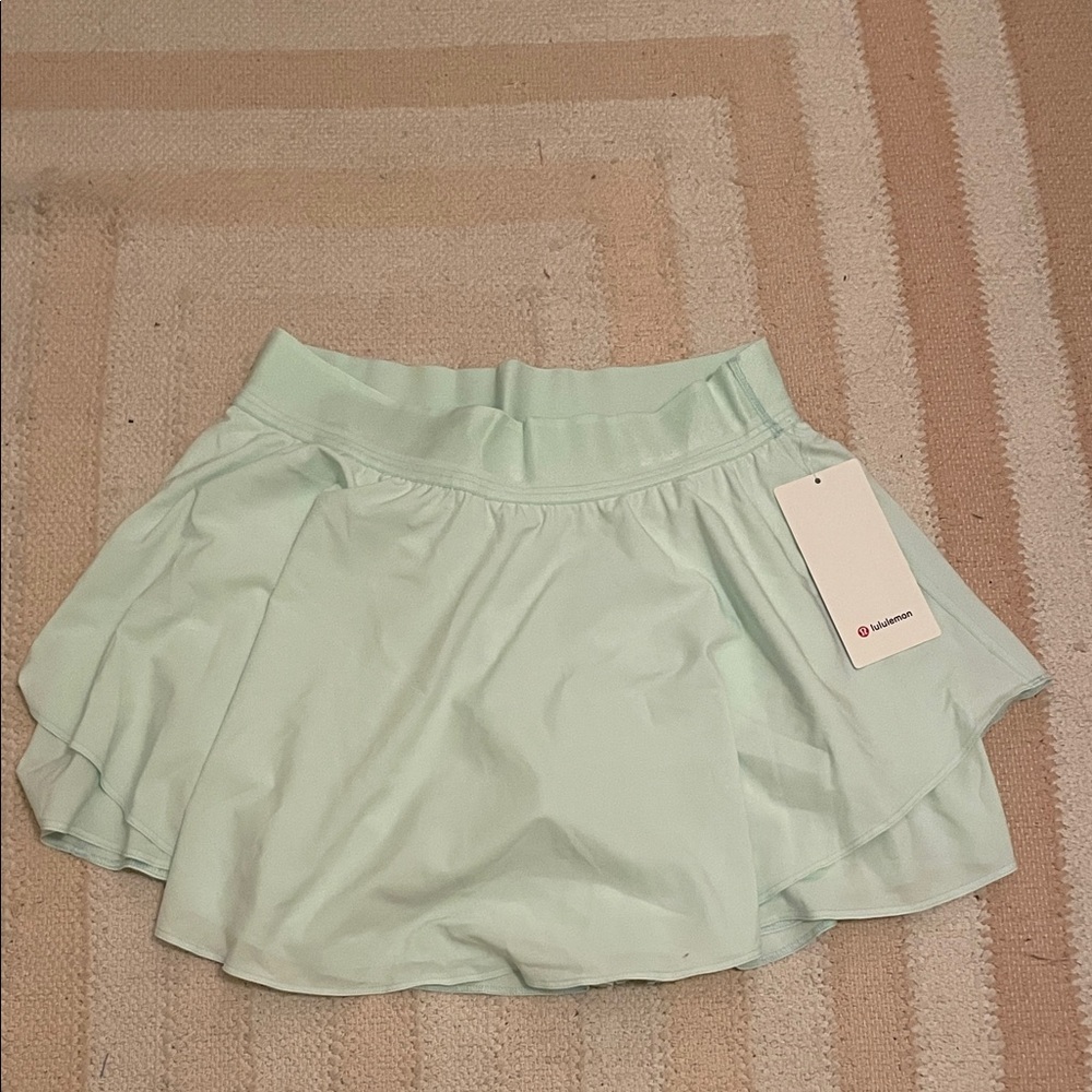 lululemon athletica Light Green Mini Skirt